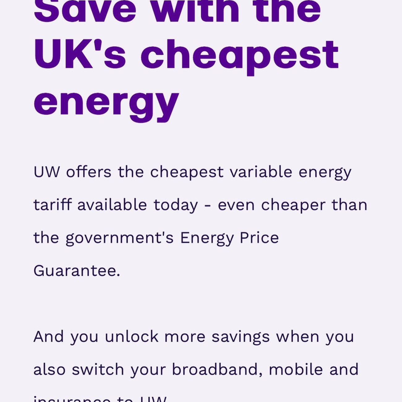 Save money on your home Utility Bills