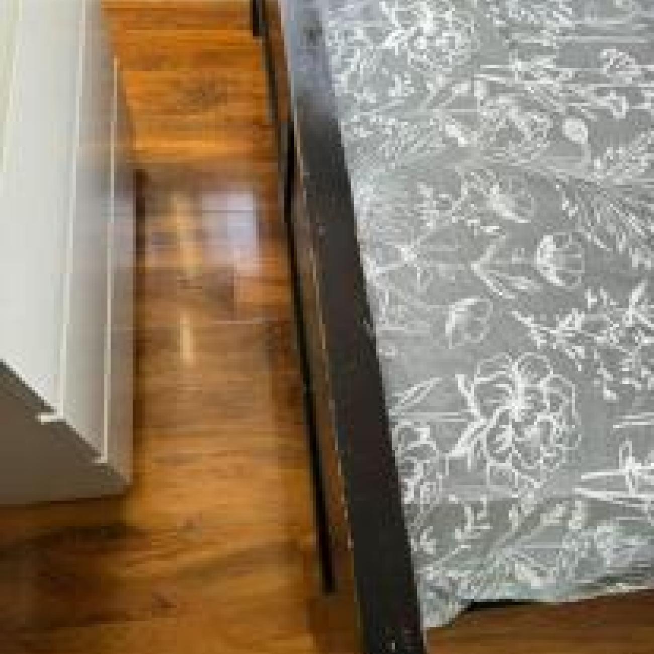 IKEA hemnes double bed black