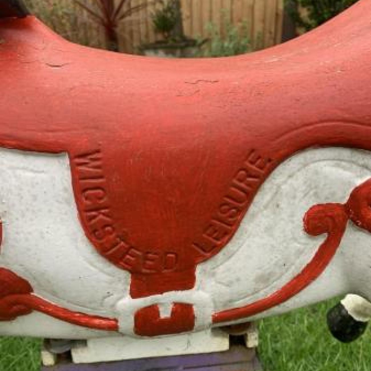 Wicksteed vintage horse +Dolphin