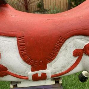 Wicksteed vintage horse +Dolphin