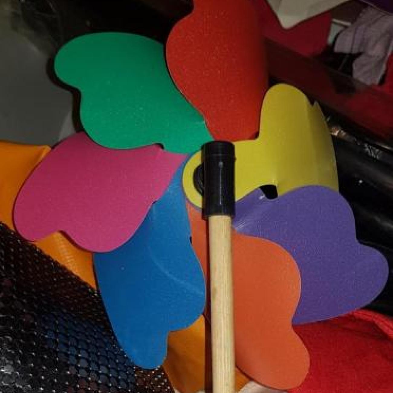Multicoloured Garden Windmill