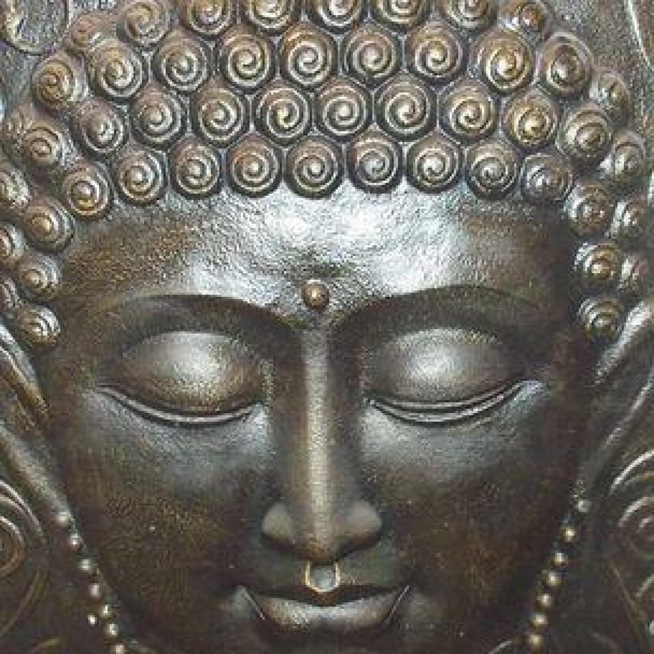 Large buddha plaque with fountain faciity