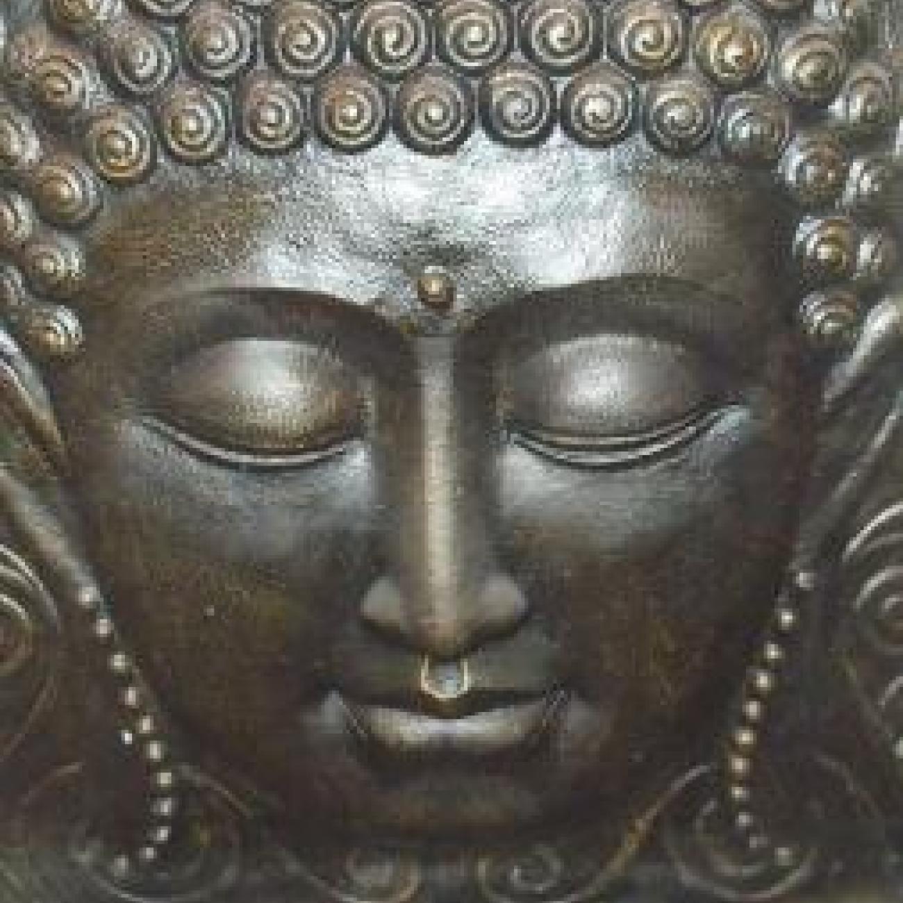 Large buddha plaque with fountain faciity