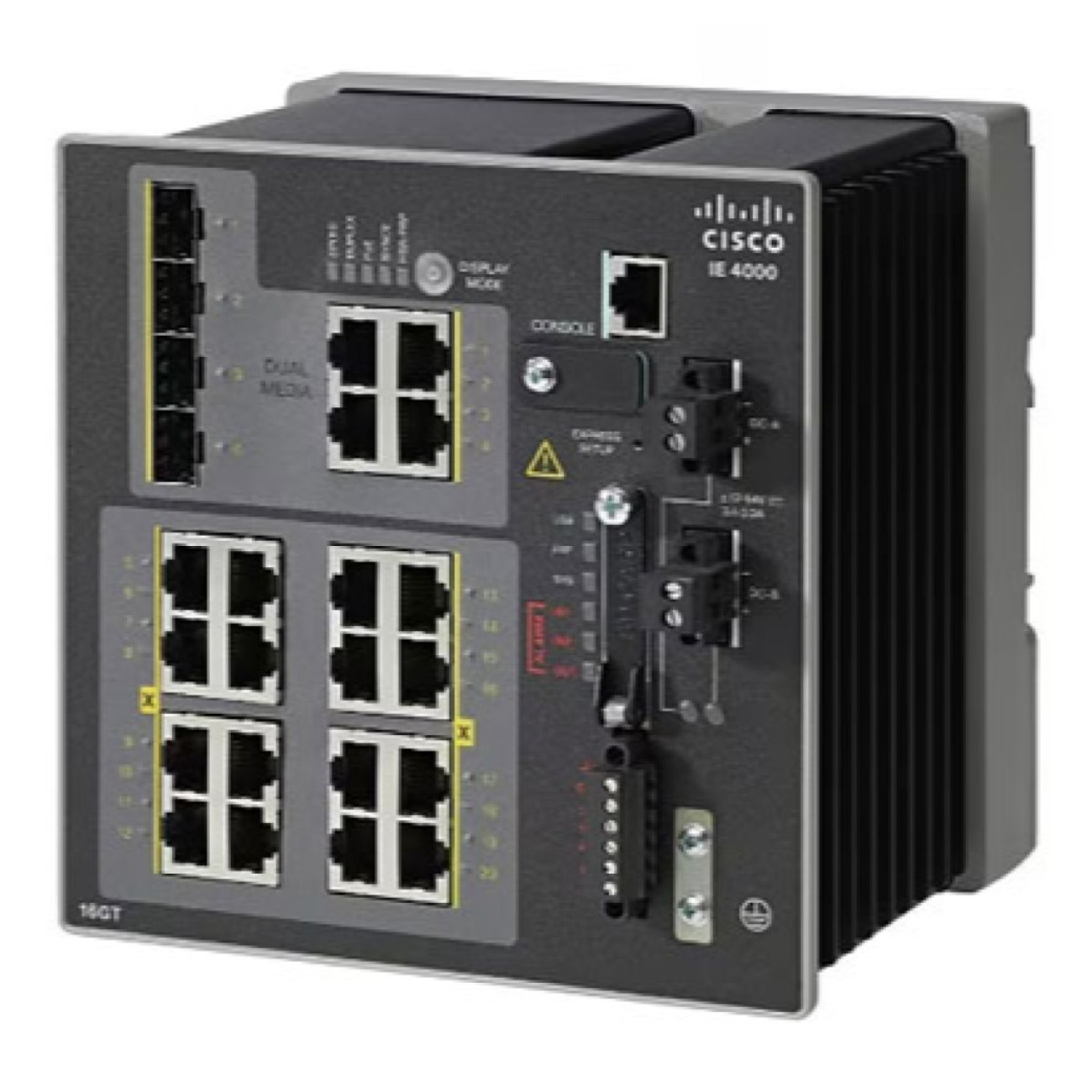 Cisco IE-4000-8GT8GP4G-E network switch Managed L2 Gigabit Ethernet (10/100/1000) (PoE) Black