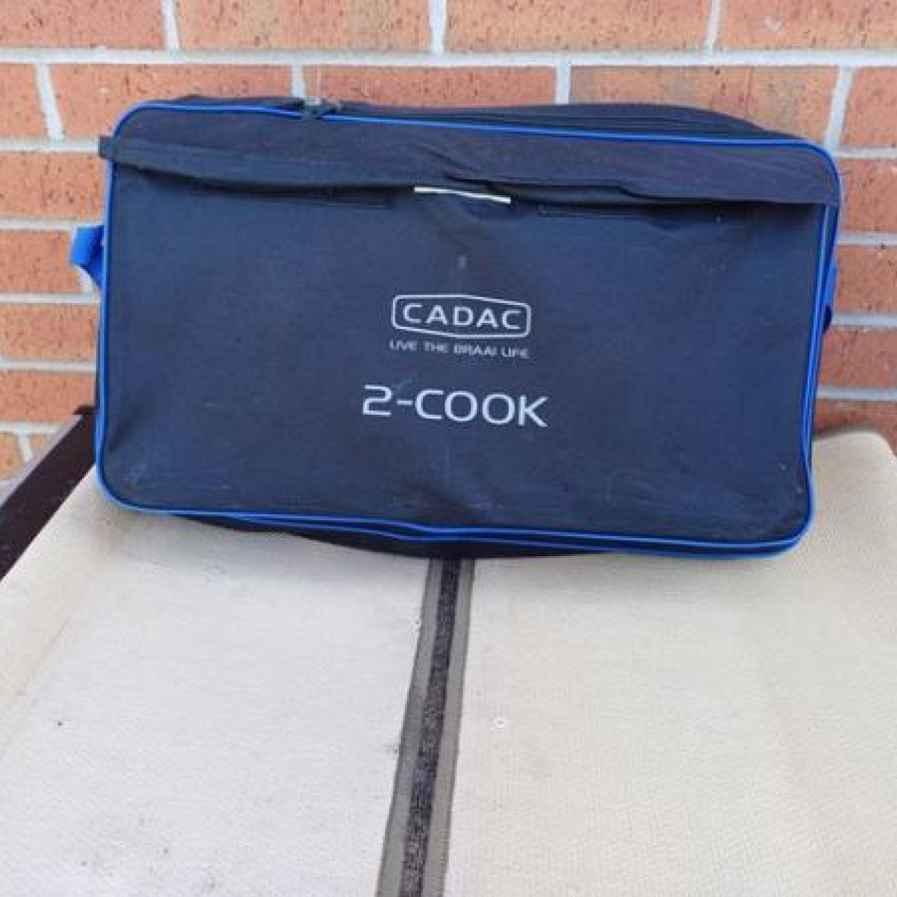 Cadac2 barbecues with ring and solid plate.