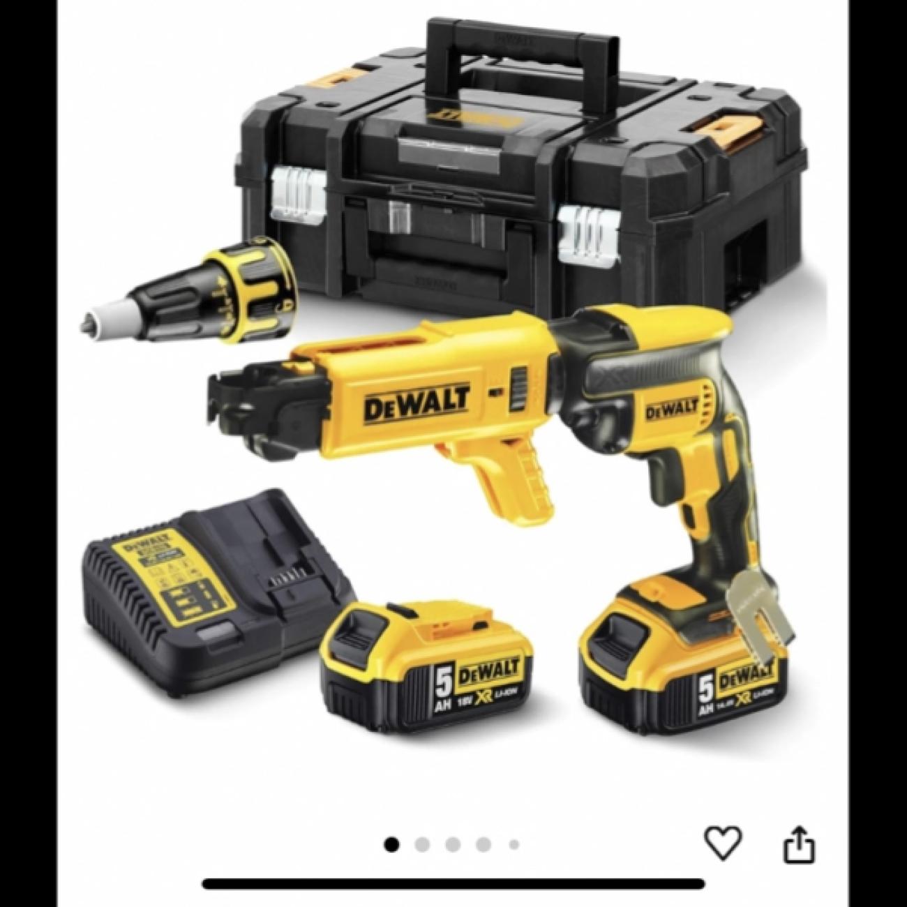 Dewalt mixer and auto gun
