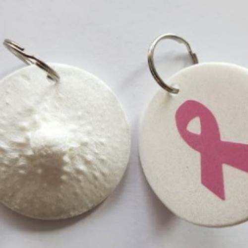 Body Cast in support of Breast Cancer Awareness