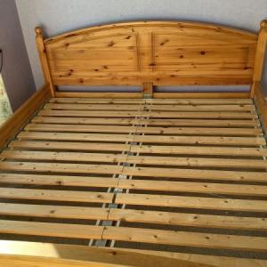 Pine super king bed frame ikea