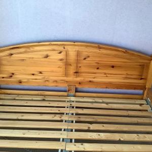 Pine super king bed frame ikea
