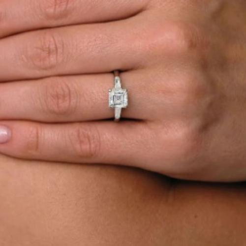 2ct Asscher & Tapered Baguettes Trilogy – Pure Brilliance