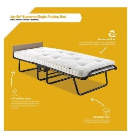 Foldable jaybe bed with mattress