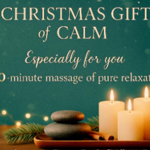 Christmas massage vouchers 