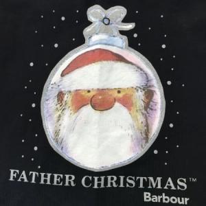 Barbour Black Father Christmas Long Sleeve Top