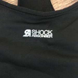 Shock Absorber Black Sports Bra with Racer Back