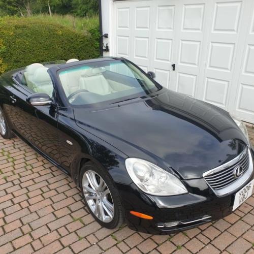 Lexus SC430 4.3 V8 Auto 2006, later model with 6 speed gearbox.