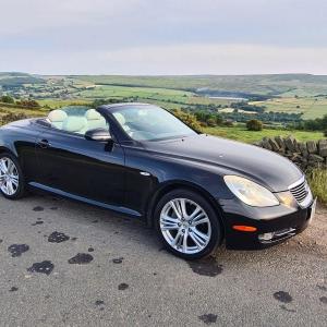 Lexus SC430 4.3 V8 Auto 2006, later model with 6 speed gearbox.