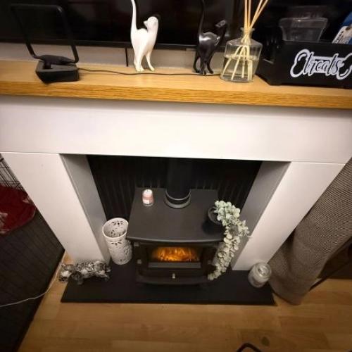 2 lovely fire places