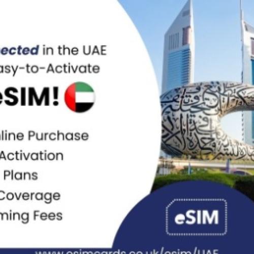 Buy eSIM UAE Plans Online | Fast Setup with eSIM Cards!