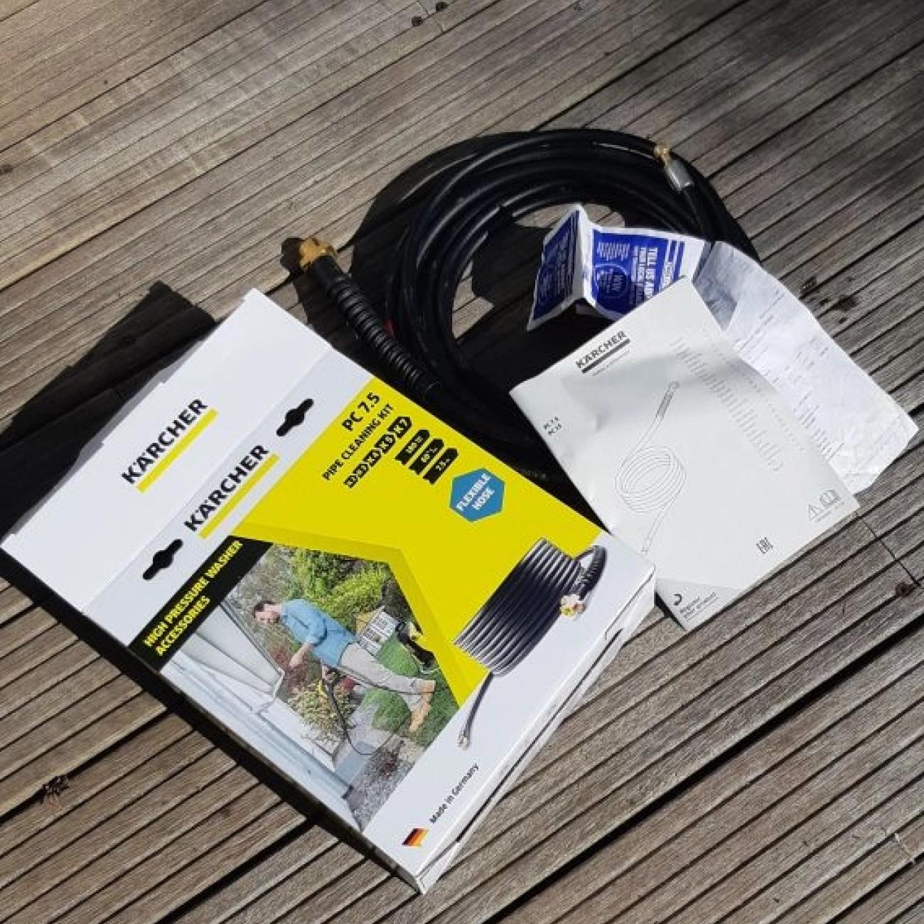 Kärcher Pipe Cleaning Kit PC 7.5 - as new