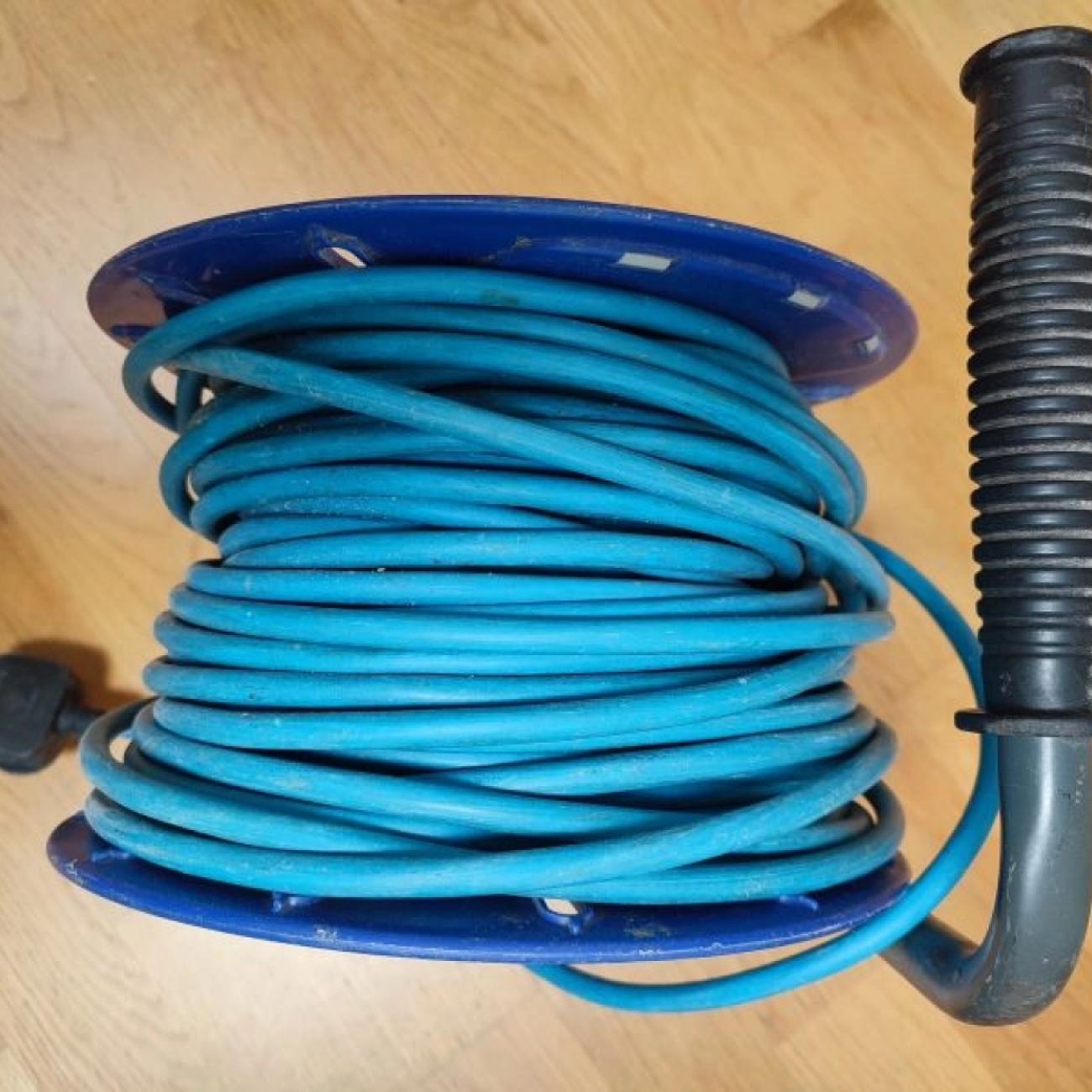 45M Extension Cable Reel 230V 13A 4 x Sockets Heavy Duty