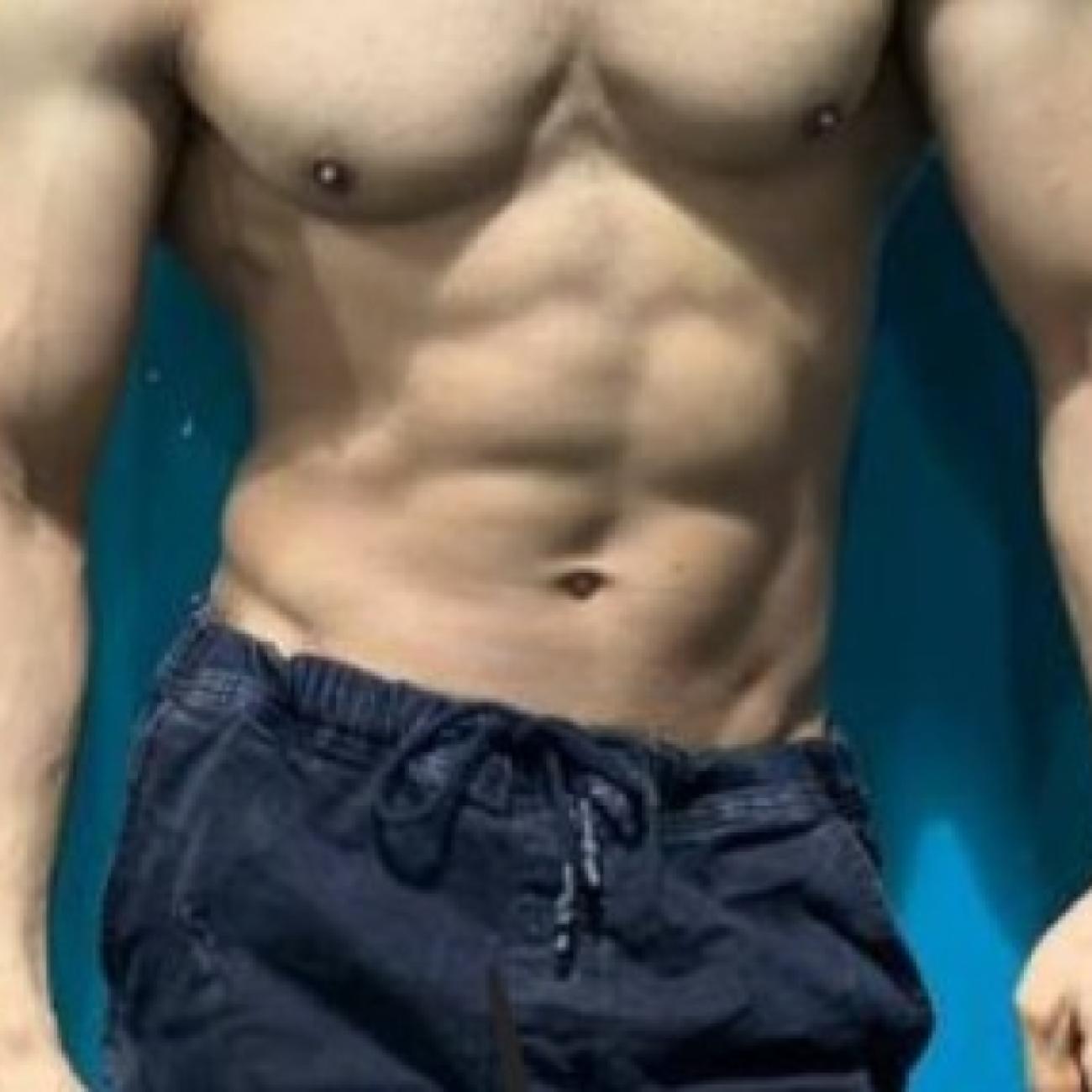 Muscular bisexual male