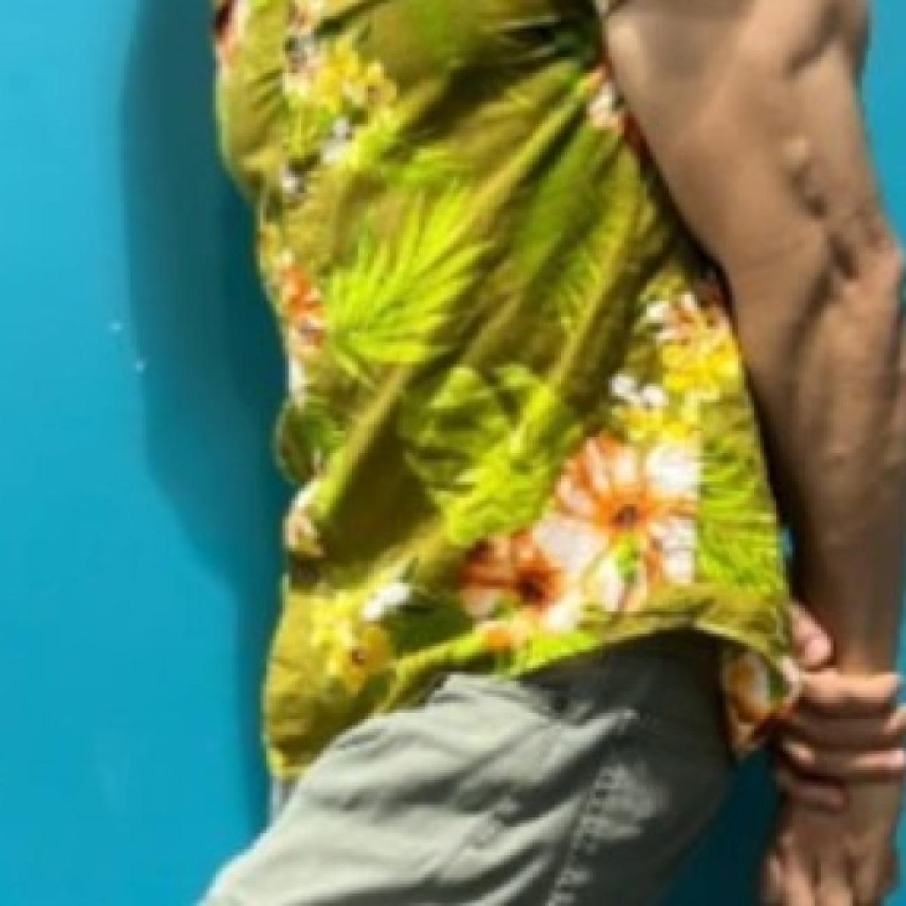 Muscular bisexual male