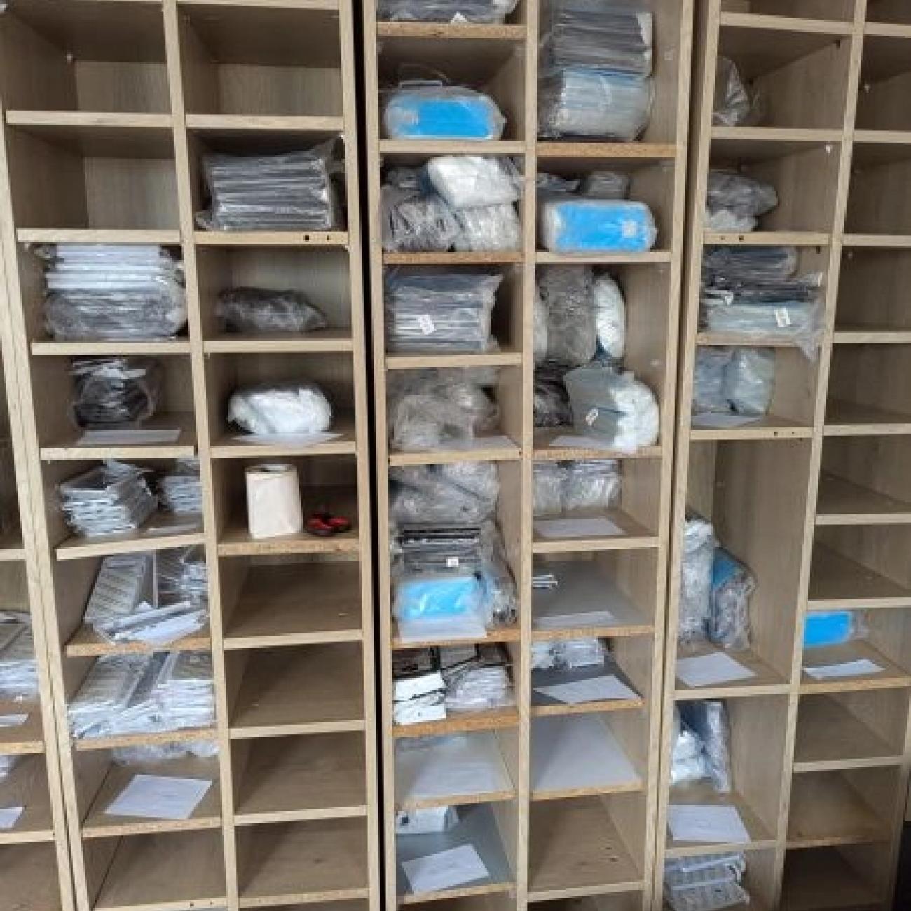 Approximately 6000 plastic backs for most models of phones.