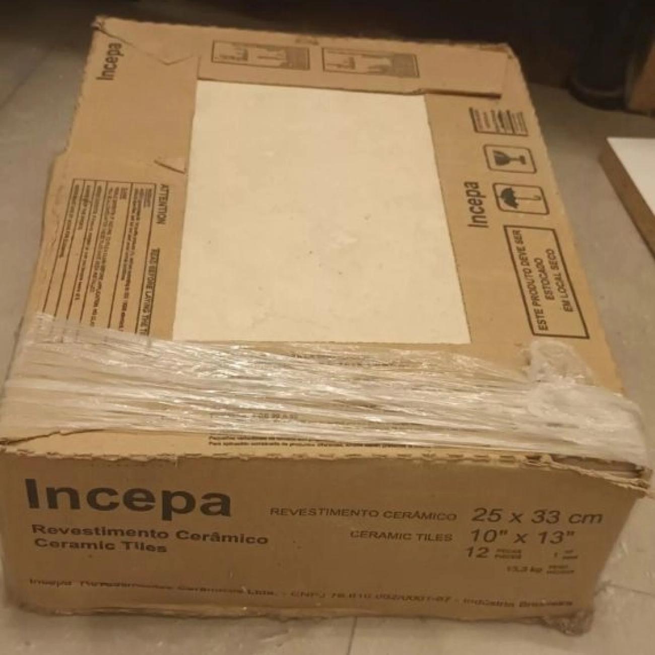 Incepa Beige ceramic 12 wall tiles in box 25x33cm 5xBoxes&5 tiles left Brand New