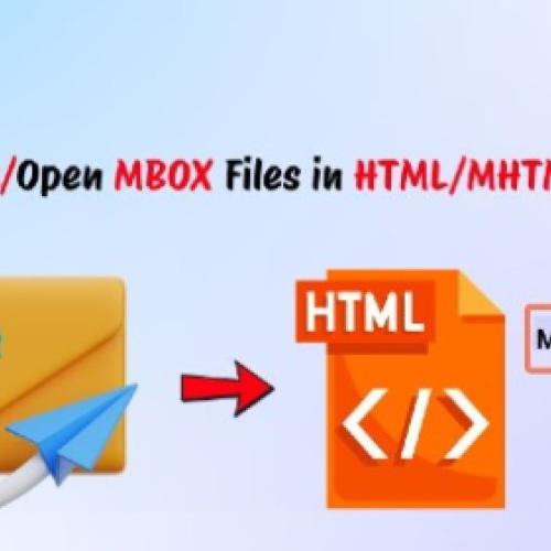 Export MBOX Files into HTML/MHTML by BLR MBOX Converter