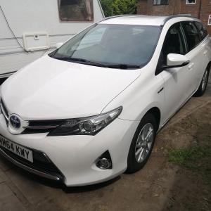 2015 TOYOTA AURIS 1.8 ICON VVT-I CVT HYBRID AUTO TOURING ESTATE WHITE