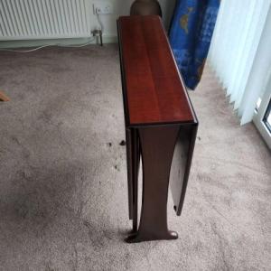 Mahogany folding table