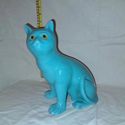 Porcelain Cat Figurine