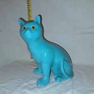 Porcelain Cat Figurine