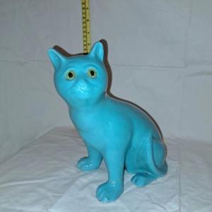 Porcelain Cat Figurine