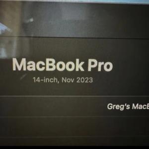 MacBook pro 1tb
