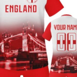 custom england kids soccer jersey can print name number