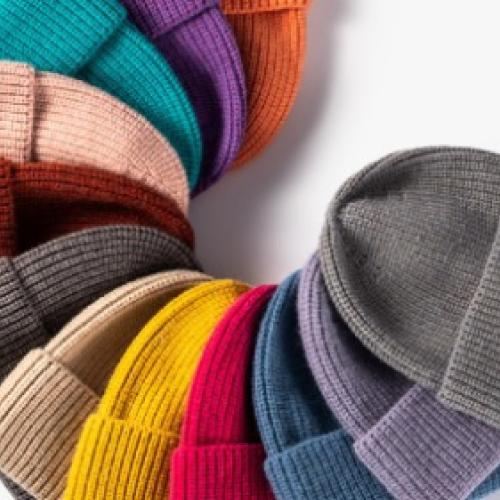 Unisex Neon Beanies Bright Winter Hats Knit Cap