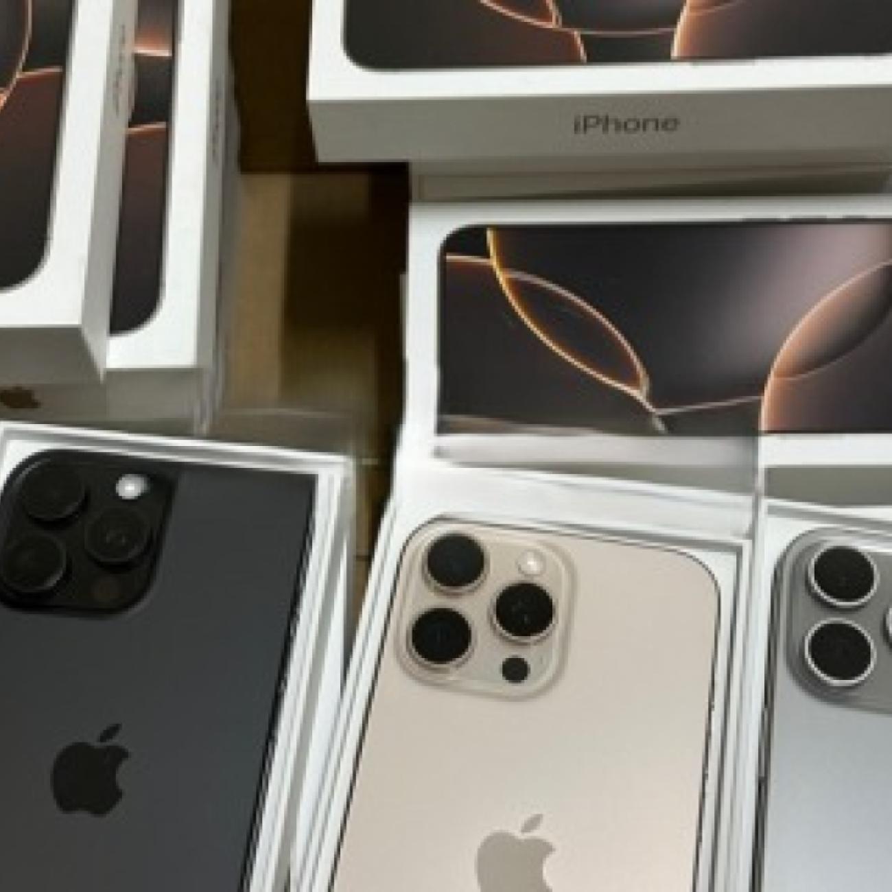 Apple iPhone 16 Pro Max, iPhone 16 Pro, iPhone 16, iPhone 15 Pro Max, Samsung S25 Ultra,Sony PS5 Pro