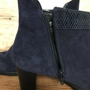 Kaleidoscope Navy Suede Ankle Boots