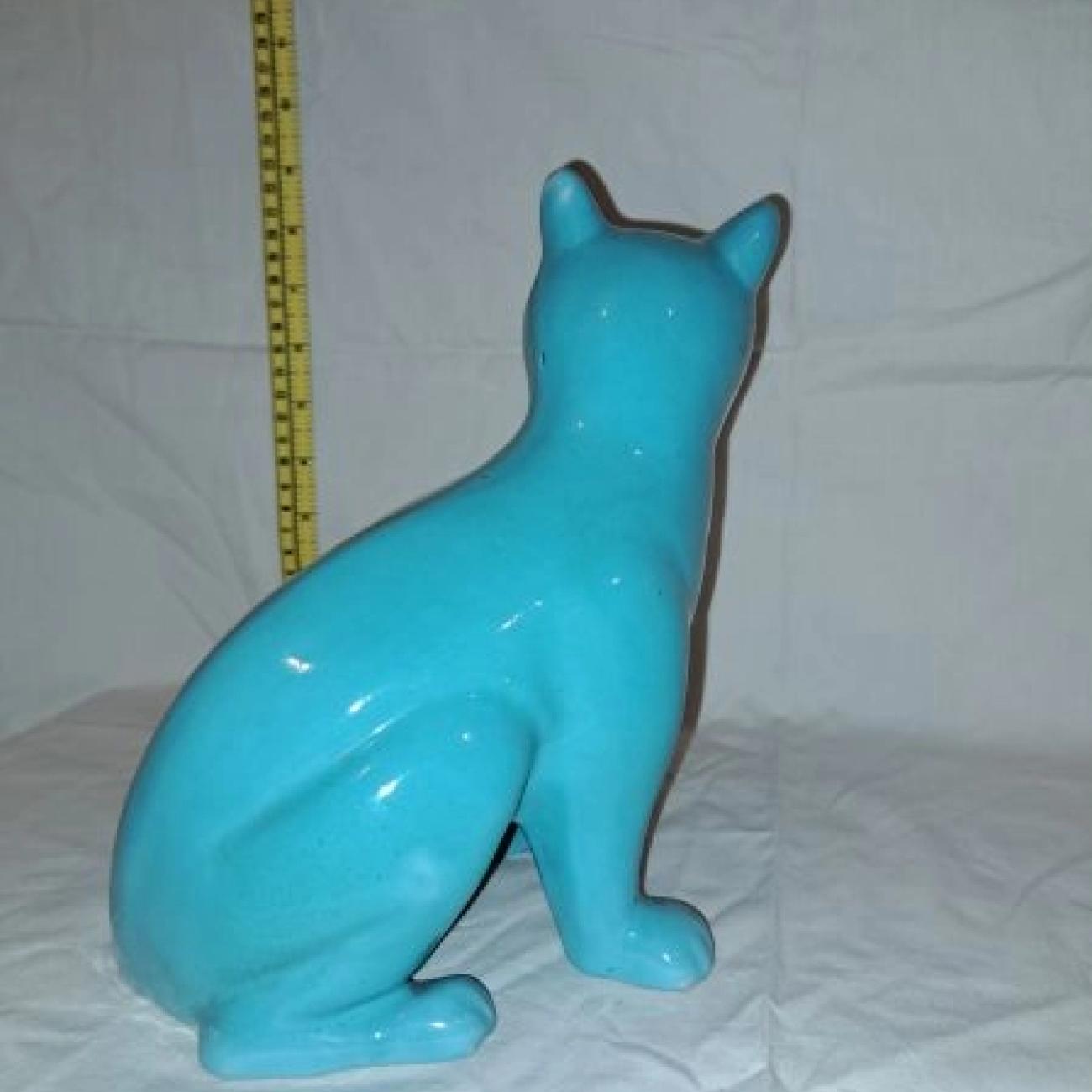 Porcelain Cat Figurine