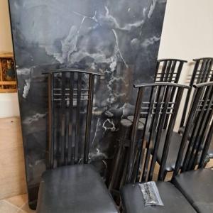 Good quality table and 6 chairs