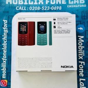 Nokia 105 2023 2G Dual Sim Unlocked Charcoal FM Radio LED Torch Simple Keypad Phone