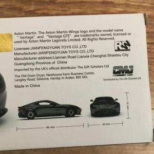 CMJ RC Cars Aston Martin Vantage Officially Licensed Remote Control Car