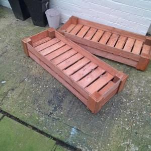 Wooden Planters £20 Each Made to fit growbag size
