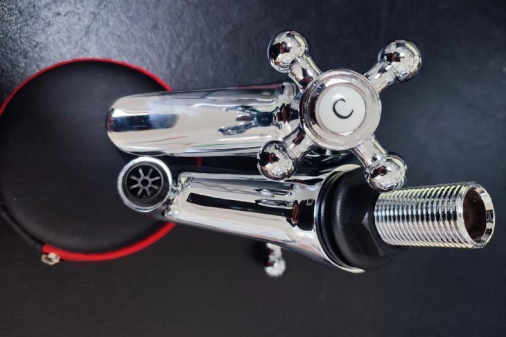 Swirl Traditional Chrome Basin Taps 1/2