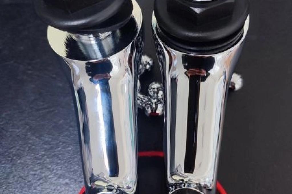 Swirl Traditional Chrome Basin Taps 1/2