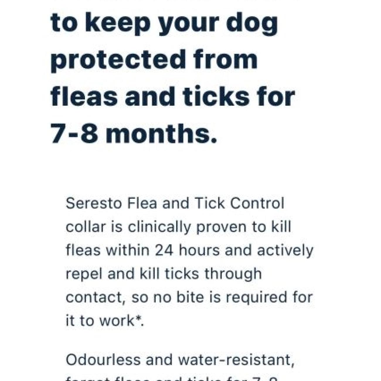 SERESTO FLEA AND TICK COLLAR