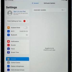 Apple iPad Mini 4th Generation 64GB Wifi Latest iOS 15.7.8 Black Space Grey Good Battery Health