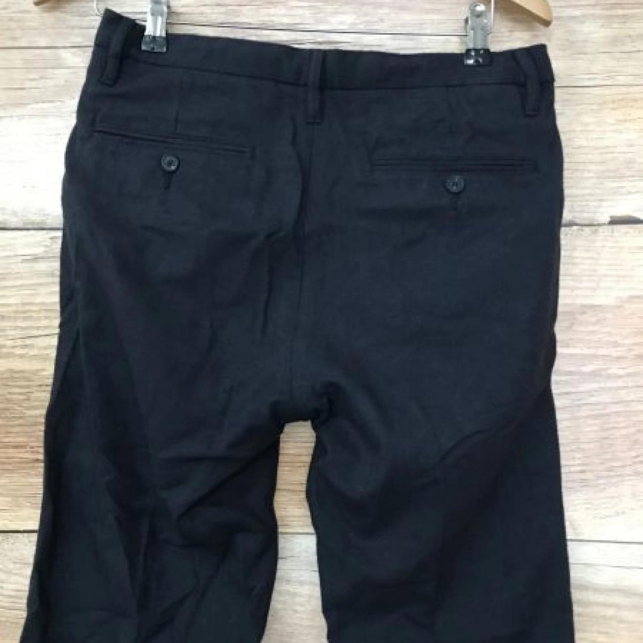 DKNY Blue Melange Straight Leg Trousers