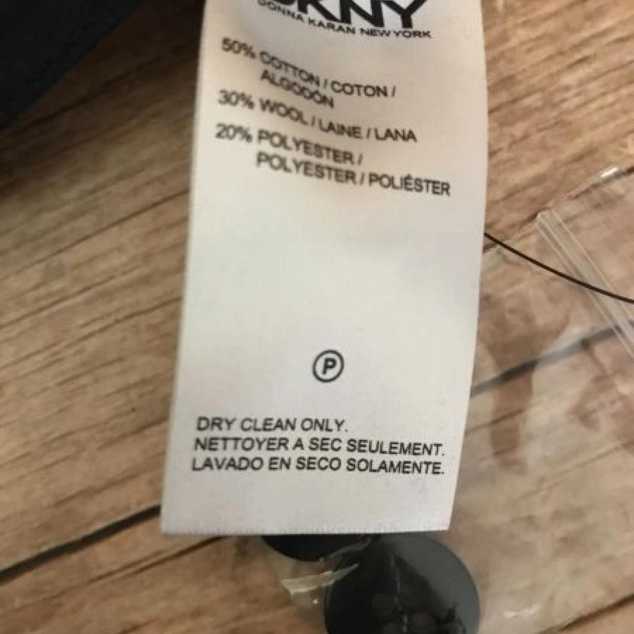 DKNY Blue Melange Straight Leg Trousers